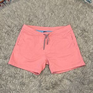 Chubbies Men’s Coral Pink Lounge Shorts Size Medium – 5.5” Inseam Drawstring